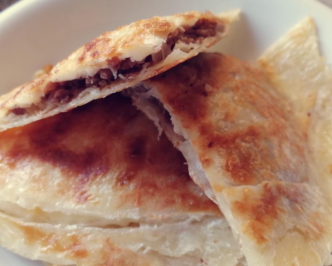 牛肉鸡蛋手抓饼