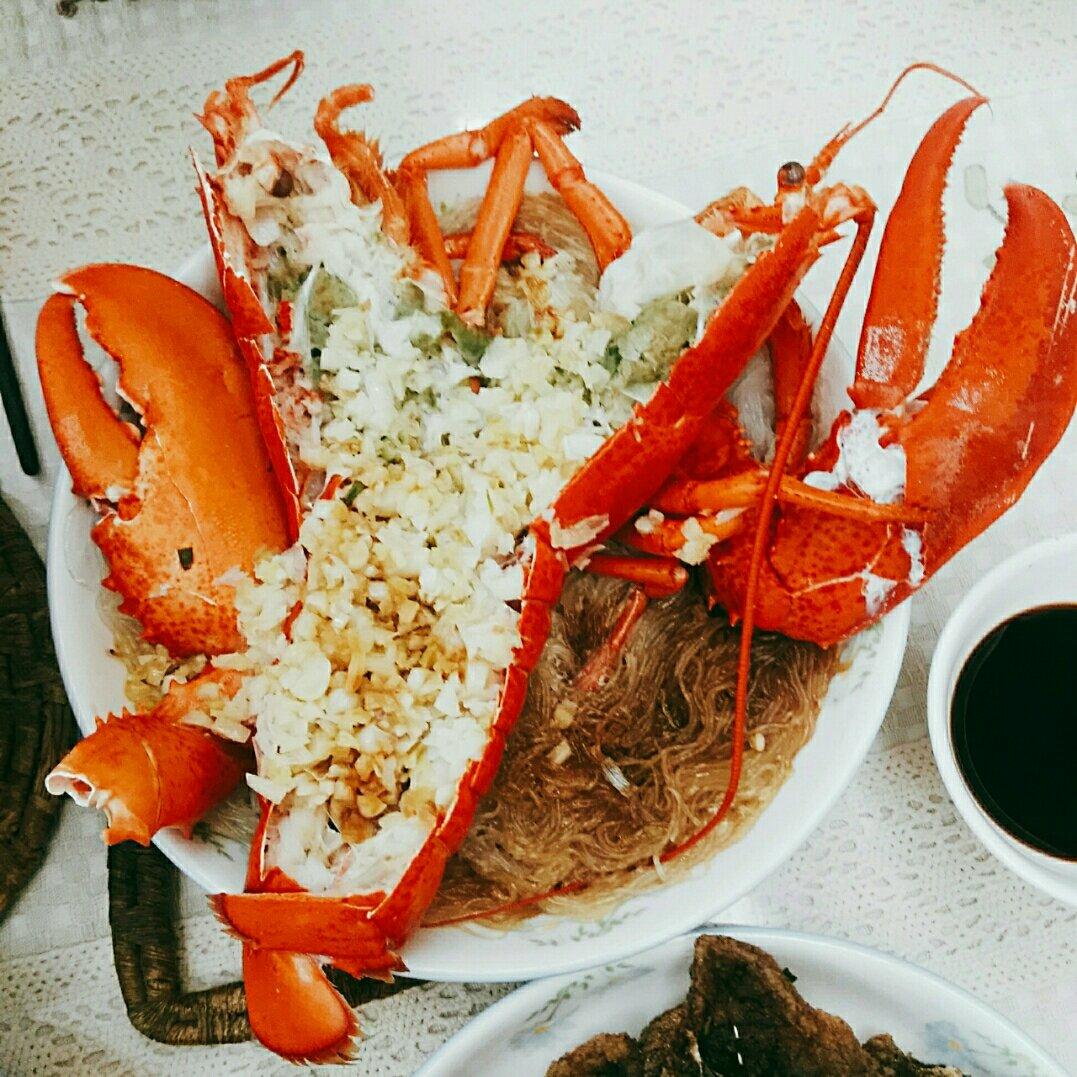 蒜蓉龙虾蒸粉丝