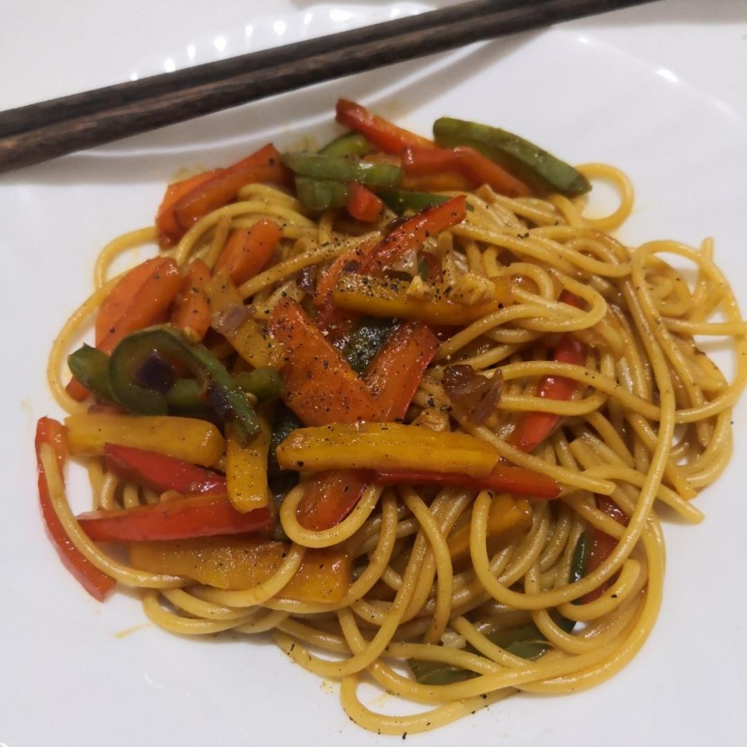 简单快手的黑椒意面