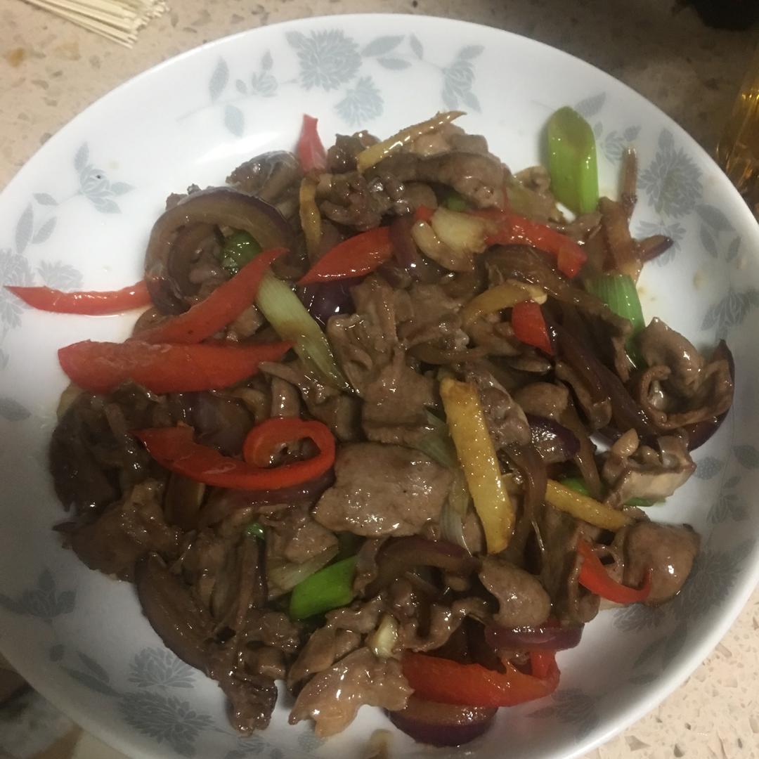爆炒猪心