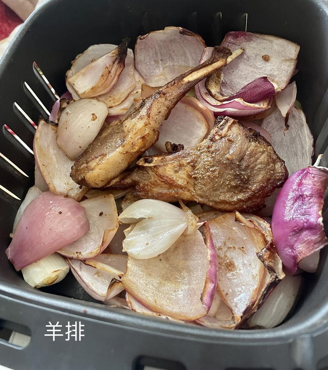 超简单 空气炸锅烤羊排