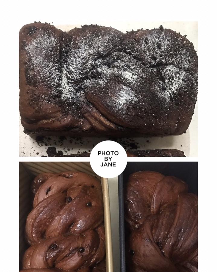 雪山巧克力吐司（巧克力奥利奥吐司面包）