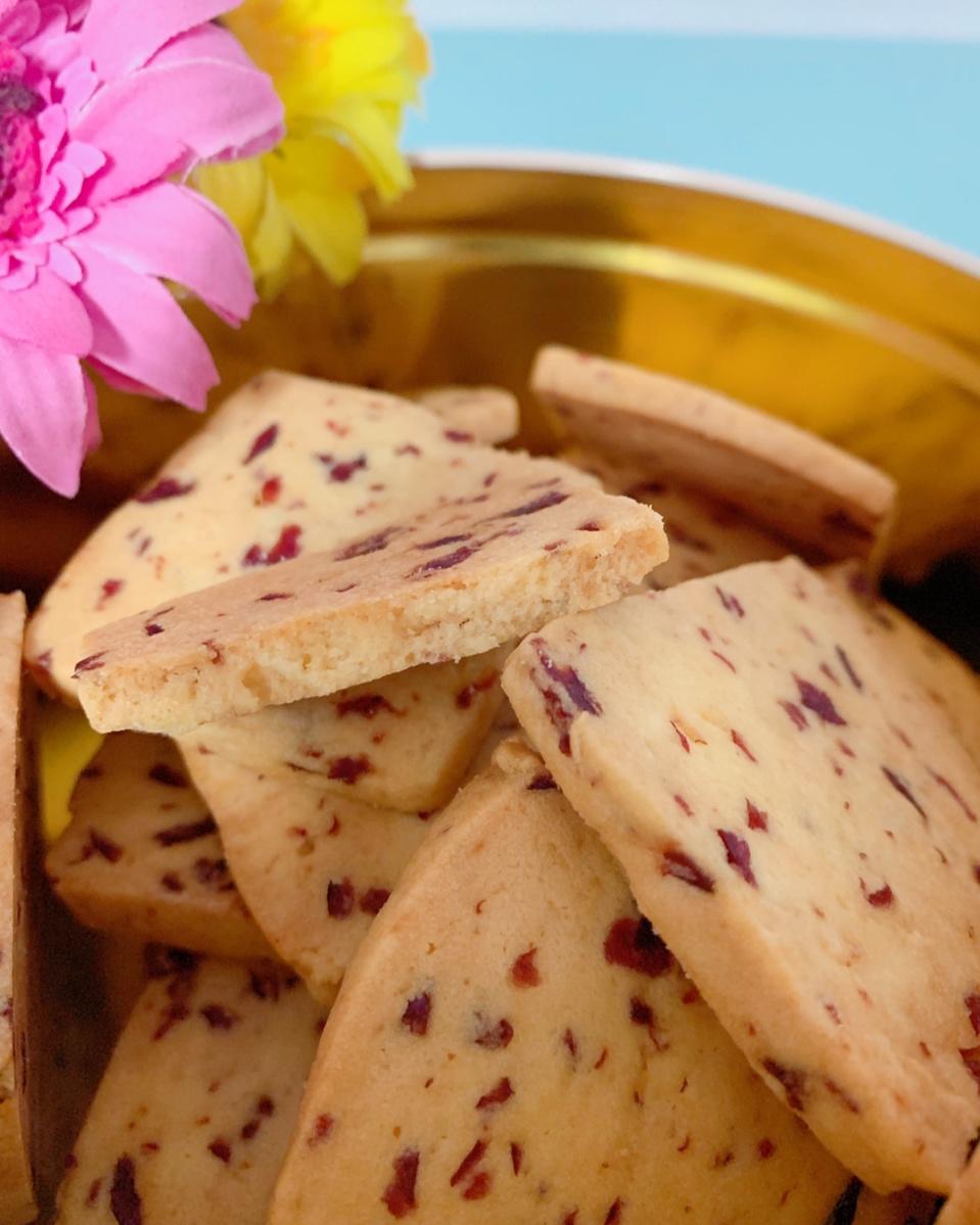 低糖少油版蔓越莓饼干