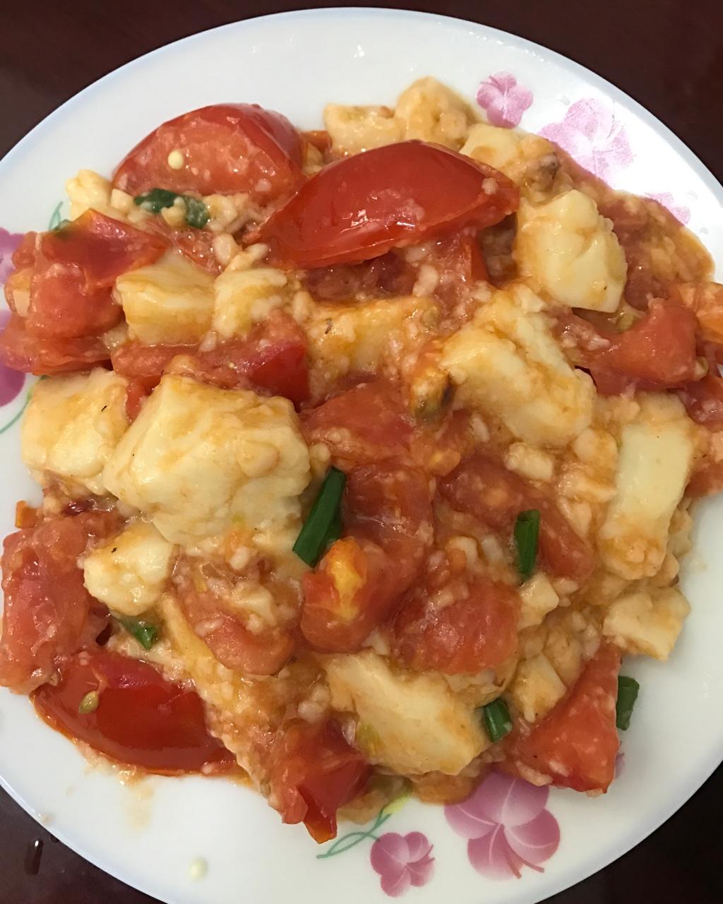 番茄豆腐