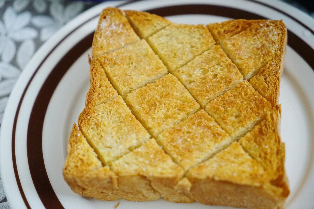 奶油砂糖厚片土司