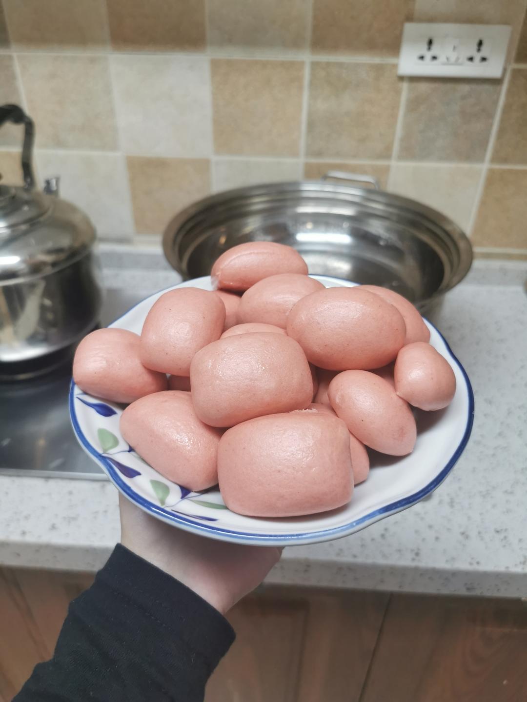 一发奶香小馒头，口感特别好！