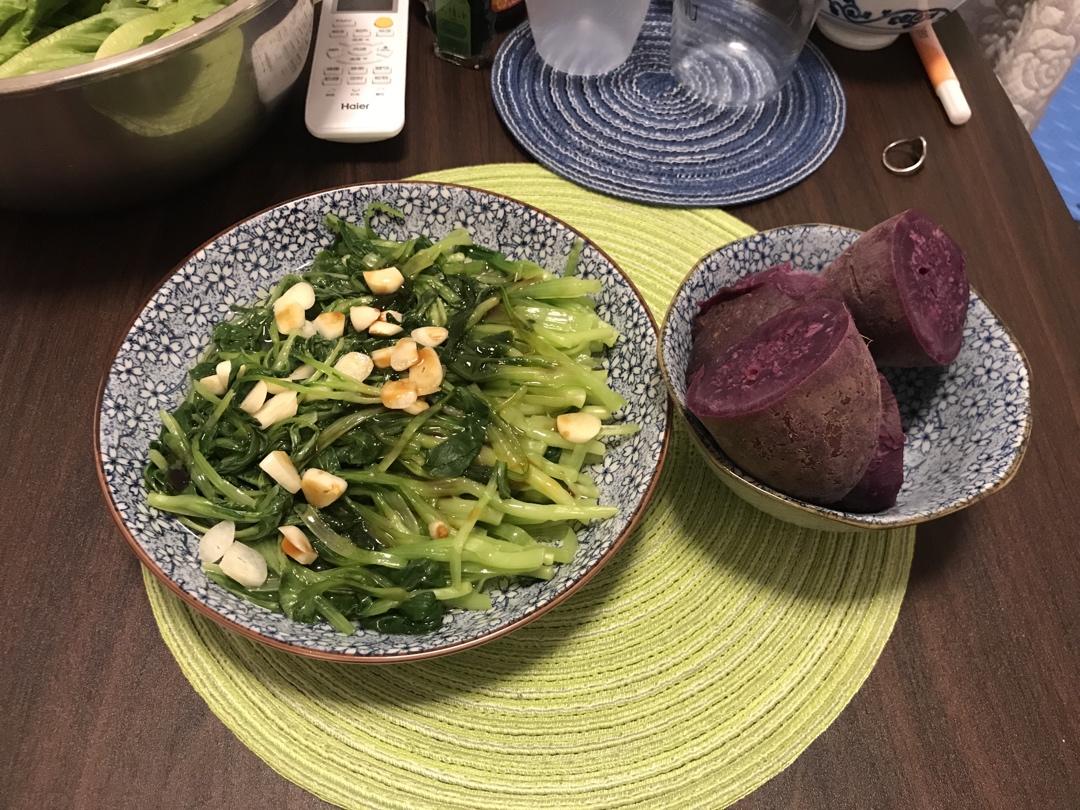 鸡毛菜的最佳打开方式：白灼鸡毛菜