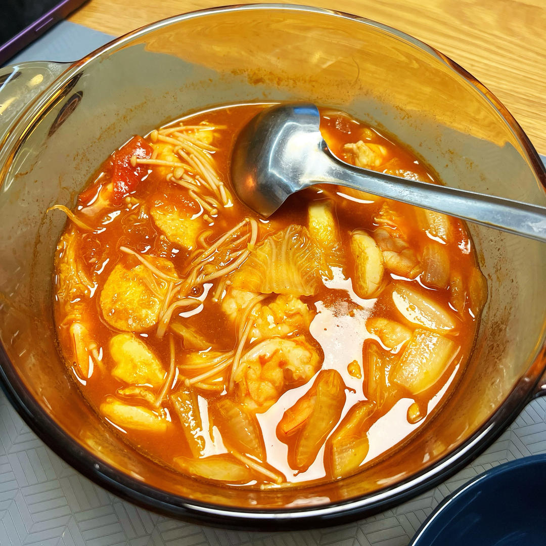 鲜虾豆腐煲