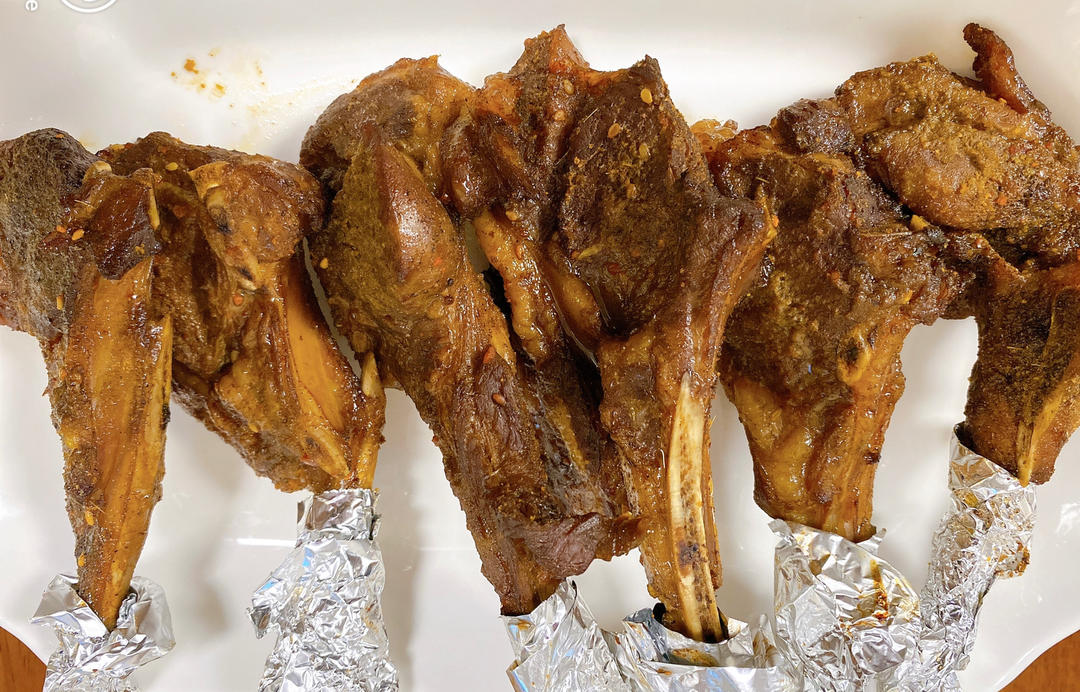 超好吃的烤羊排烤箱版