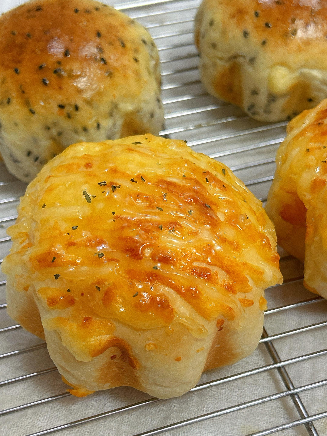 锁死这个配方｜黄金芝士肉松面包｜好吃迷糊了