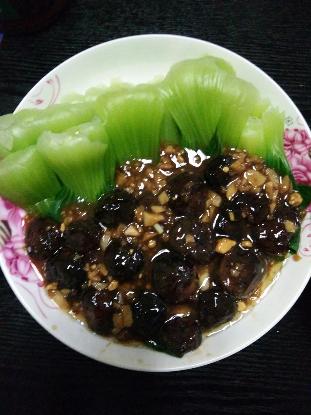 蚝油香菇小油菜