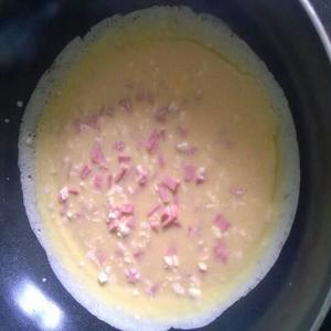 奶香培根芝士蛋饼的做法 步骤2