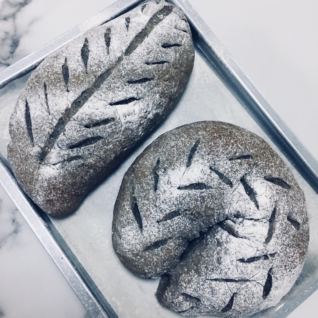 健康又美味——黑芝麻软欧包