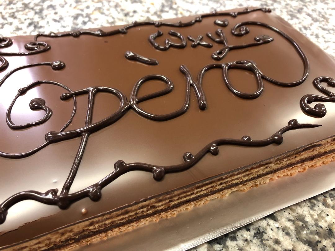我就是个卖烘山芋的做的歌剧院蛋糕opera cake