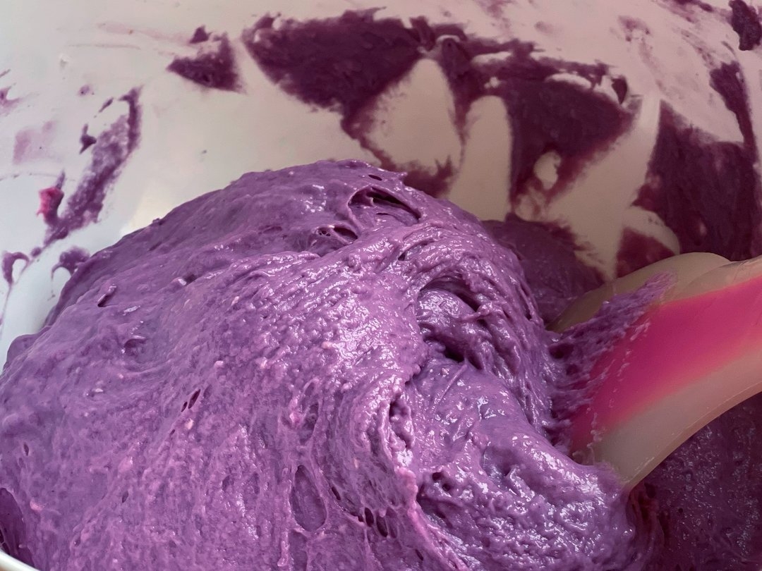 开花紫薯发糕|马克西姆巴斯克多功能锅的做法 步骤5