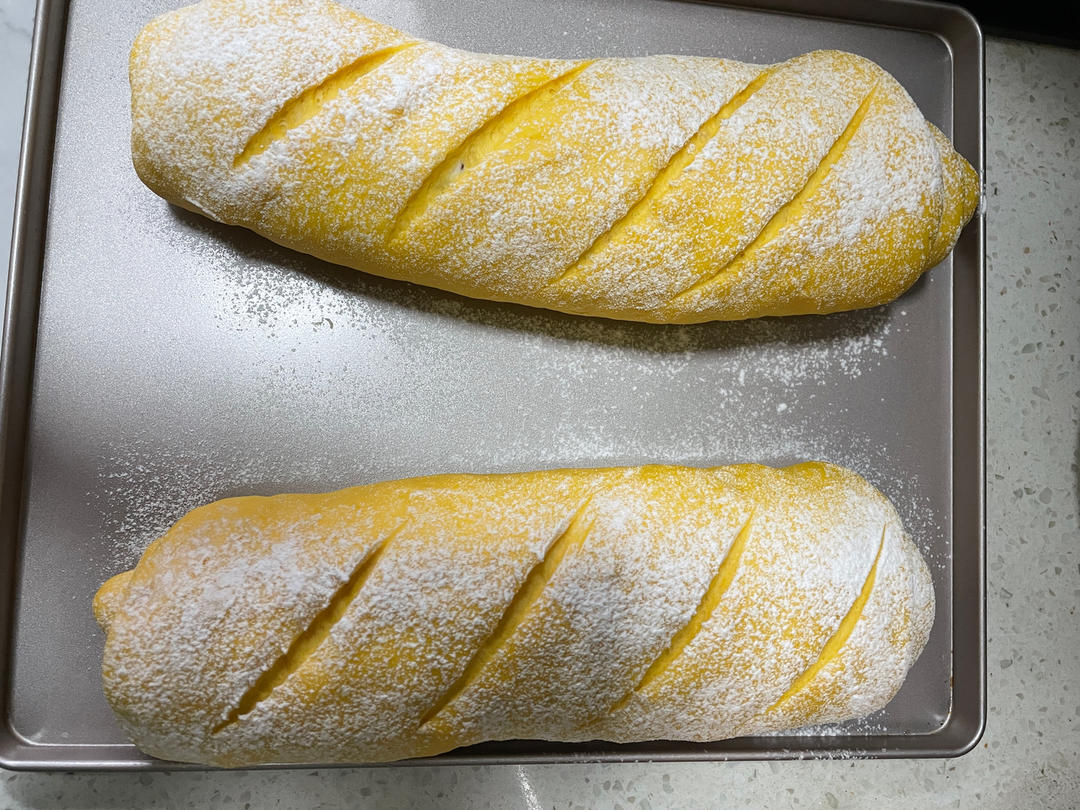 香肠（培根）芝士面包-老面版