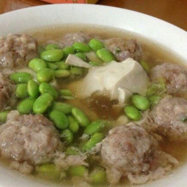 南陵土菜：蒸出来的毛豆木耳肉圆汤