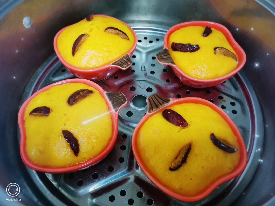 金黄的南瓜发糕🎃