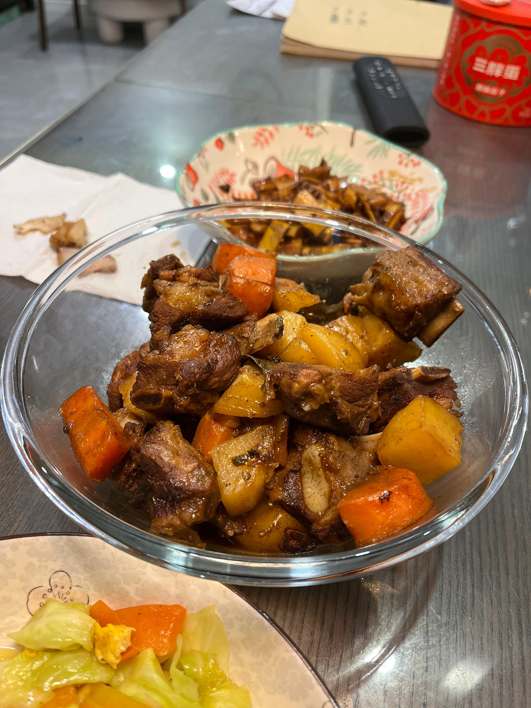 土豆炖排骨