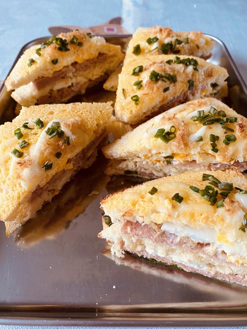 超级好吃的黄金三明治🥪