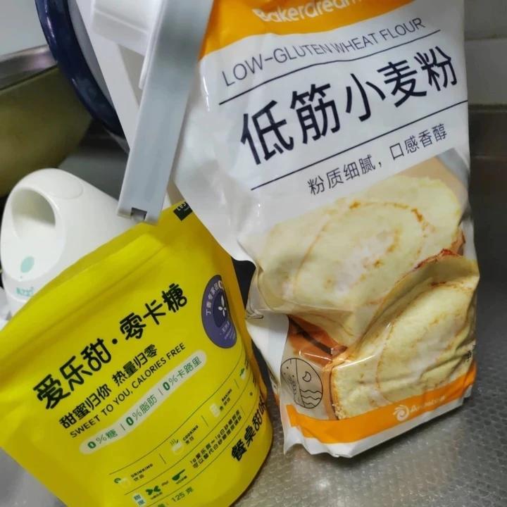 空气炸锅一人食——快手低糖酸奶蛋糕