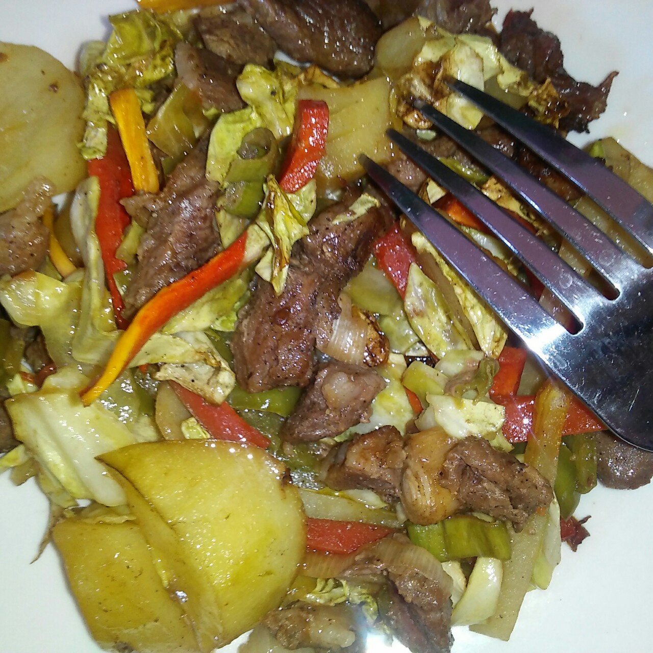 洋葱孜然羊肉片