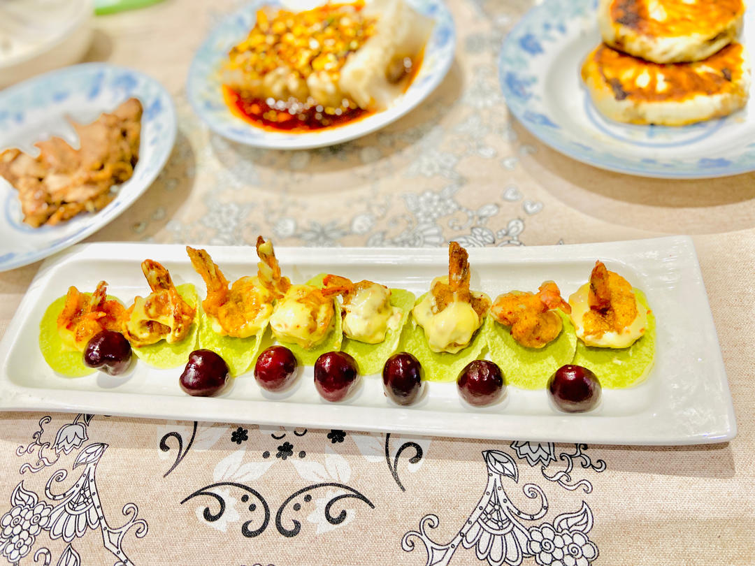 柏悦平替版芥末虾球