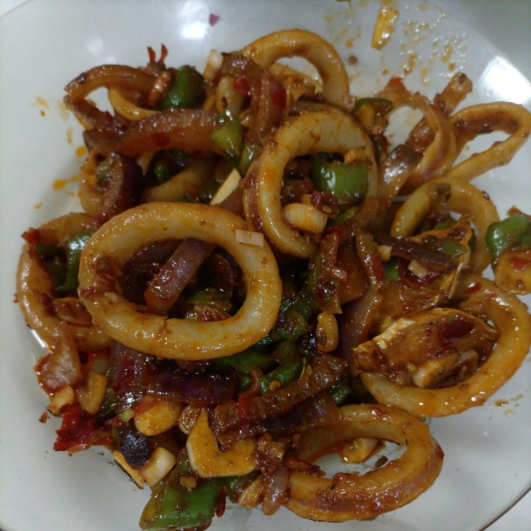 最好吃的酱爆鱿鱼圈