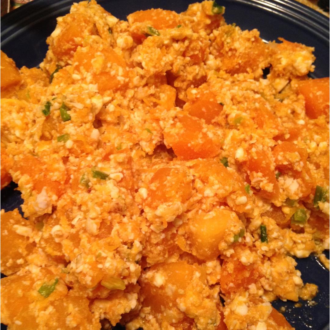 咸蛋焗南瓜（全蛋版）