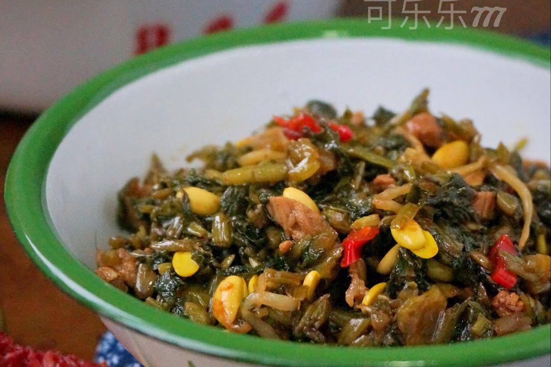 雪菜肉丝豆芽菜的做法