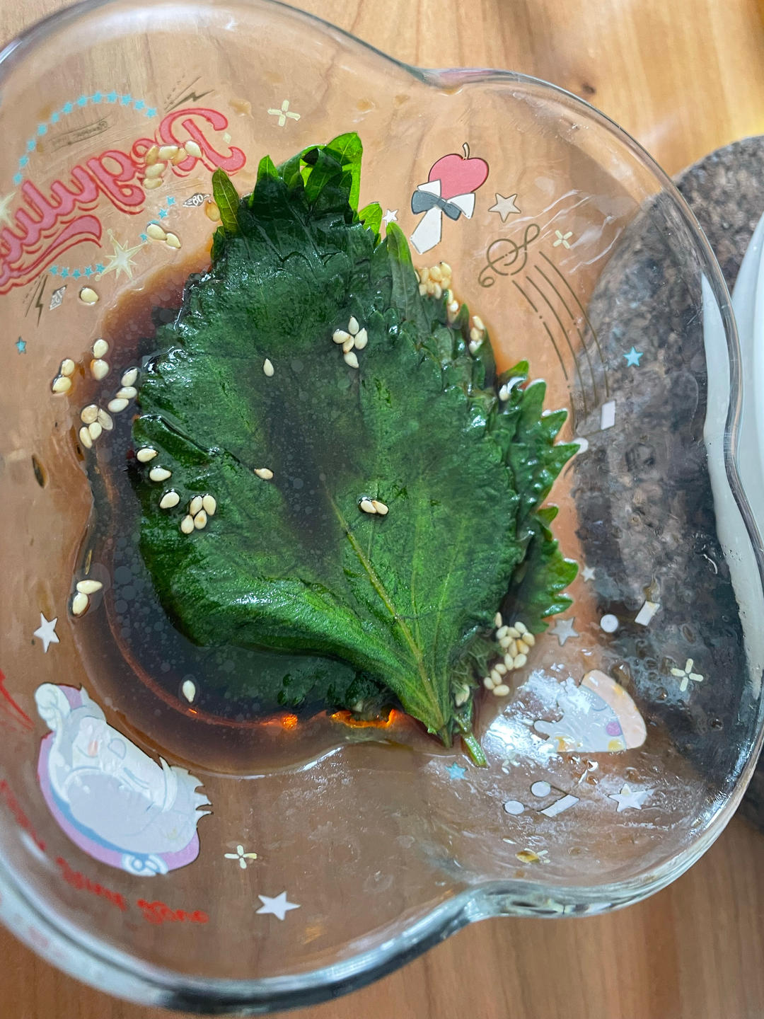 凉拌紫苏叶