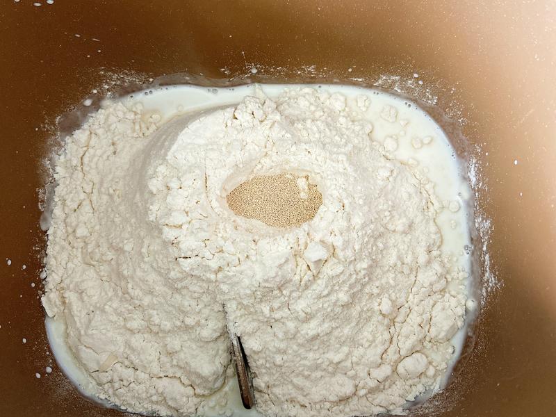 纯奶手撕吐司的做法 步骤1