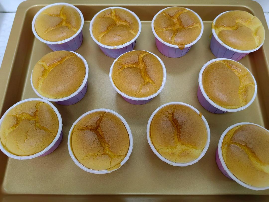 迷你🍥纸杯酸奶小蛋糕（不开裂不回缩）