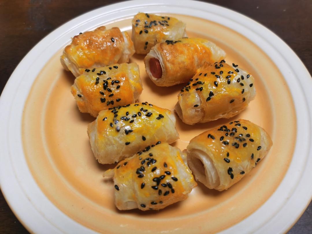 手抓饼也能做🥐可颂面包