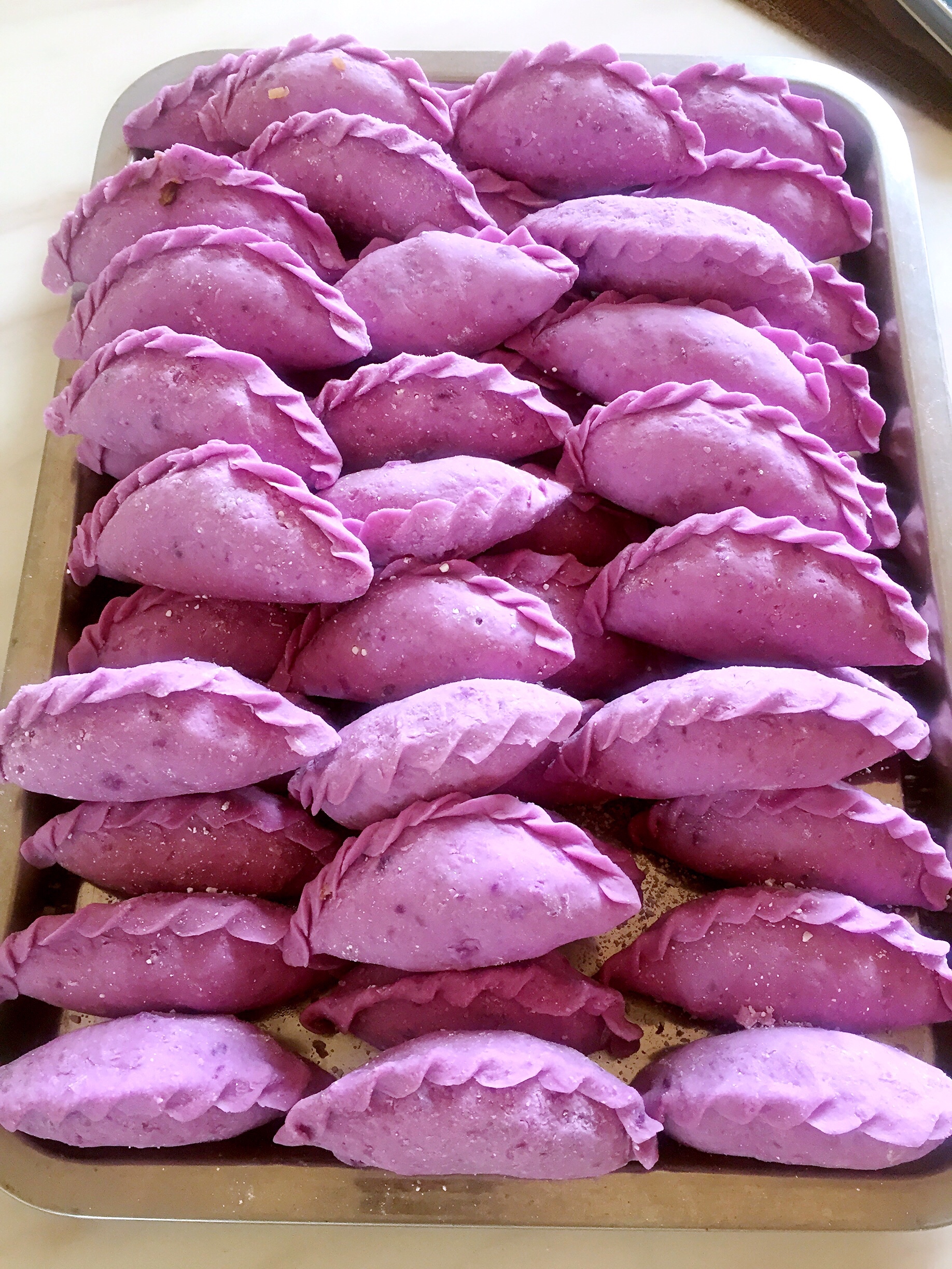 紫薯桃子的做法