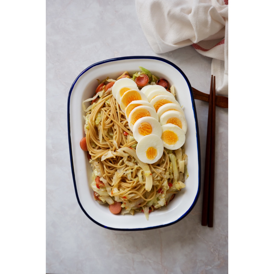 少油条条分明的炒面