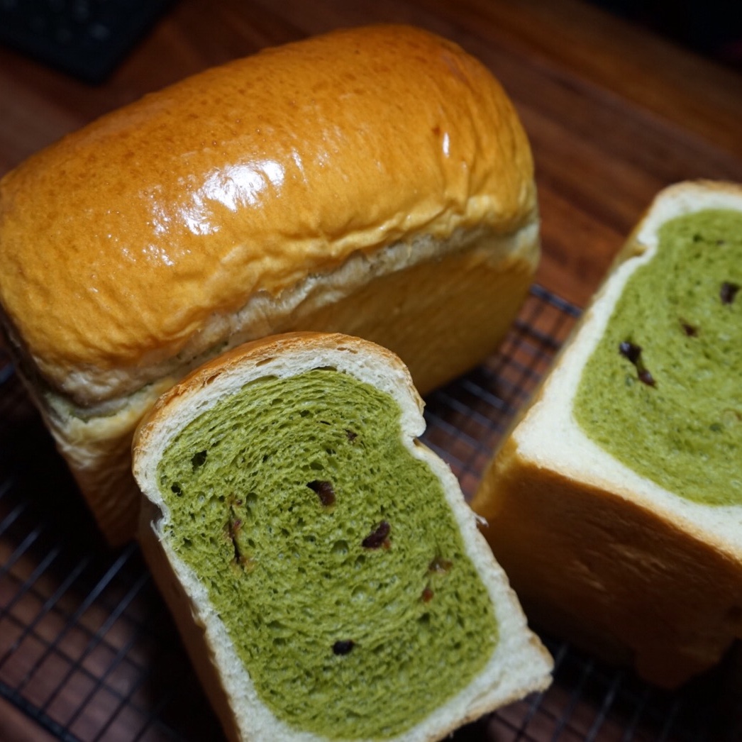 抹茶水果吐司