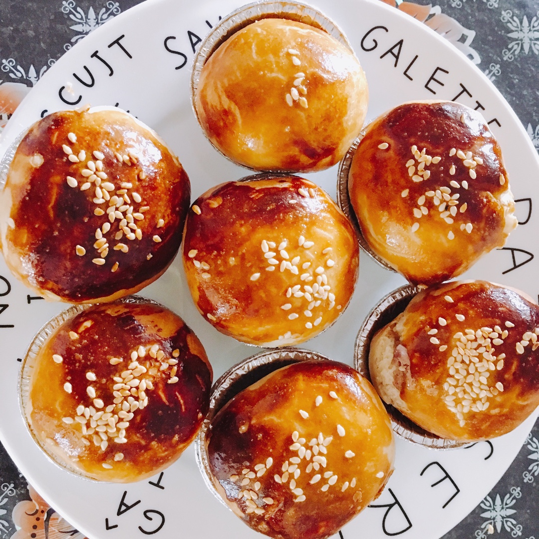 红豆酥饼（附油酥不测漏的办法）