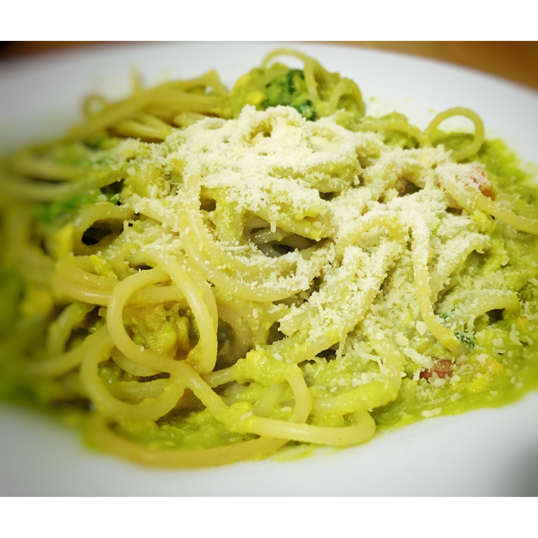 简易版牛油果拌意面（或拌饭）