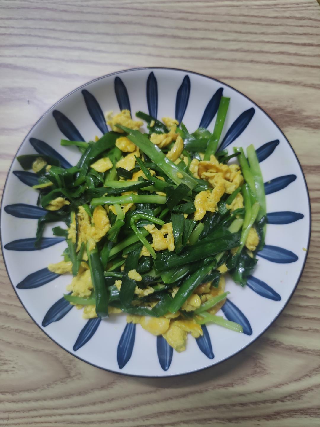 韭菜炒鸡蛋——三分钟快手下饭菜 掌握火候的秘诀