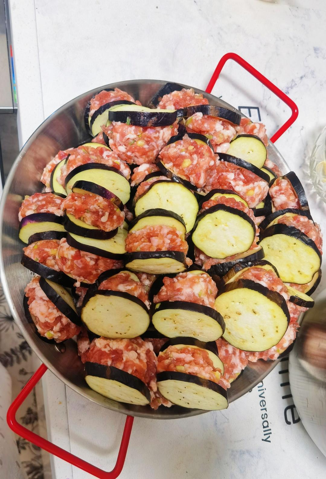 家常主食 炸茄盒 肉馅儿茄子