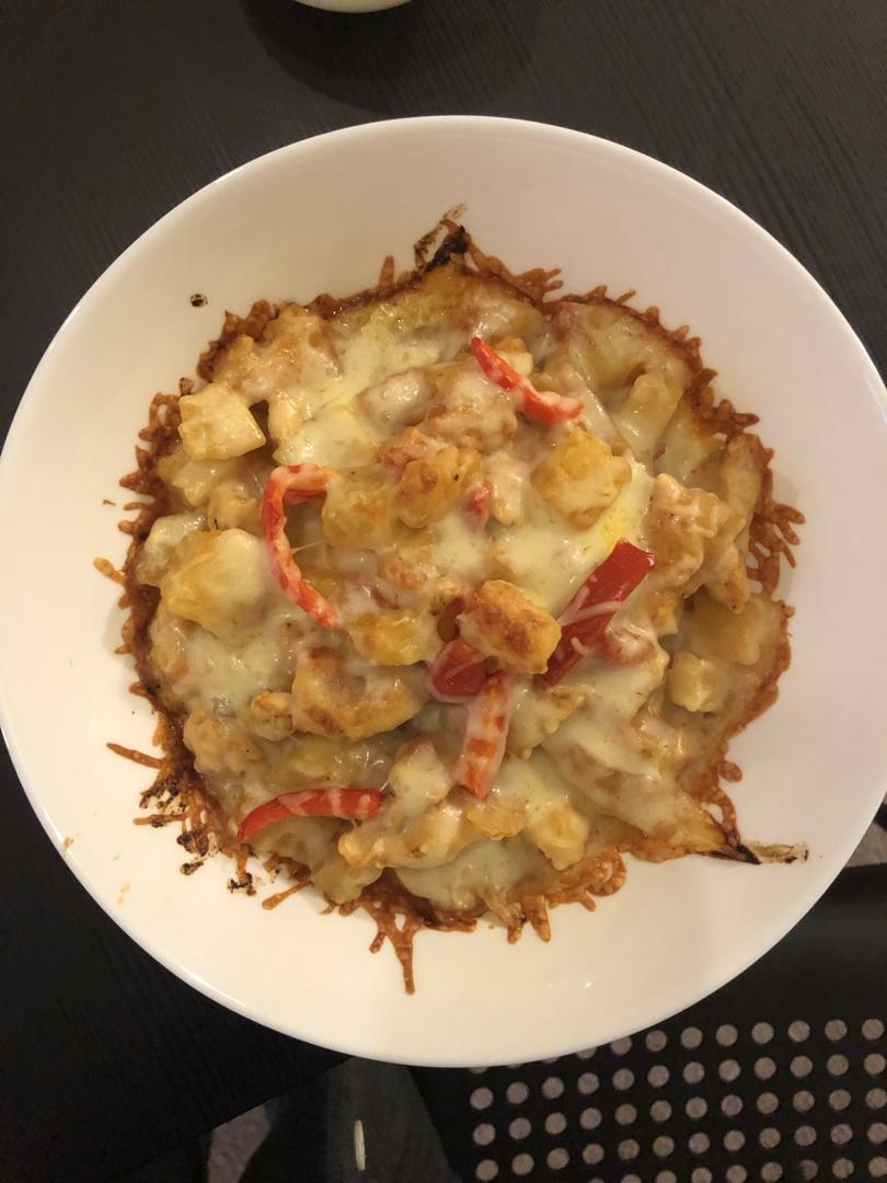 番茄鸡肉浓情焗饭【两人份】