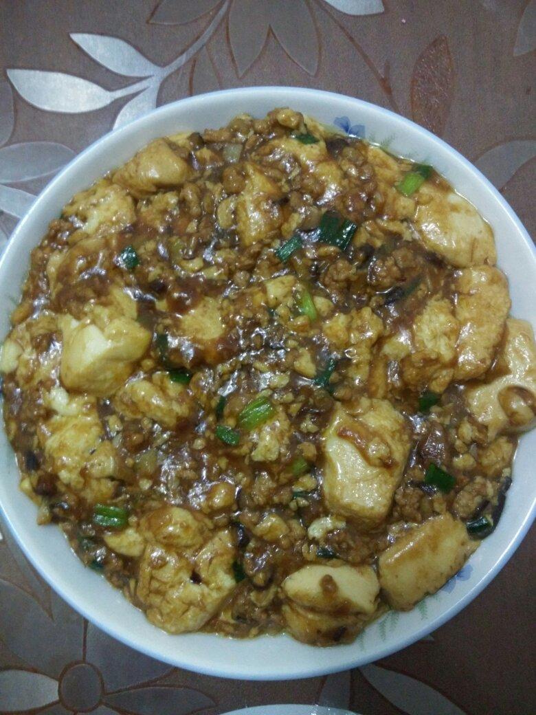 红烧肉末豆腐