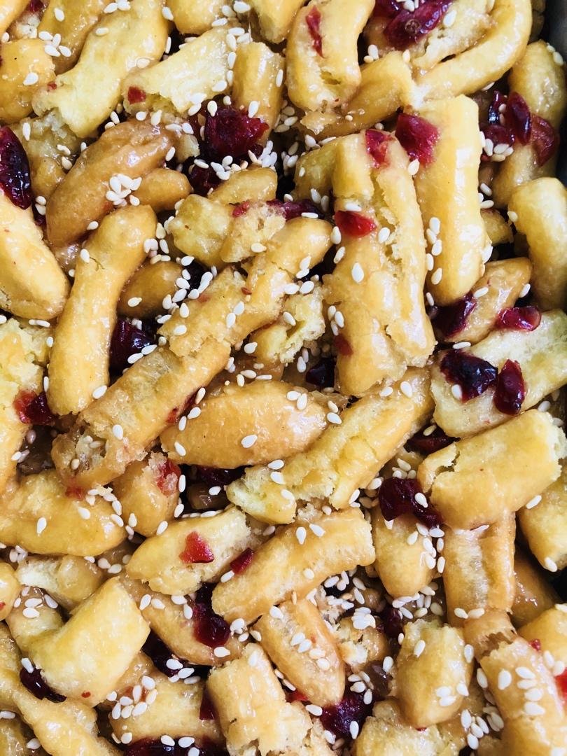 松软的鸡蛋沙琪玛