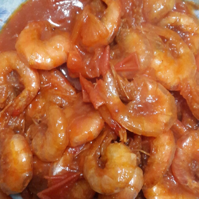 简单的番茄大虾