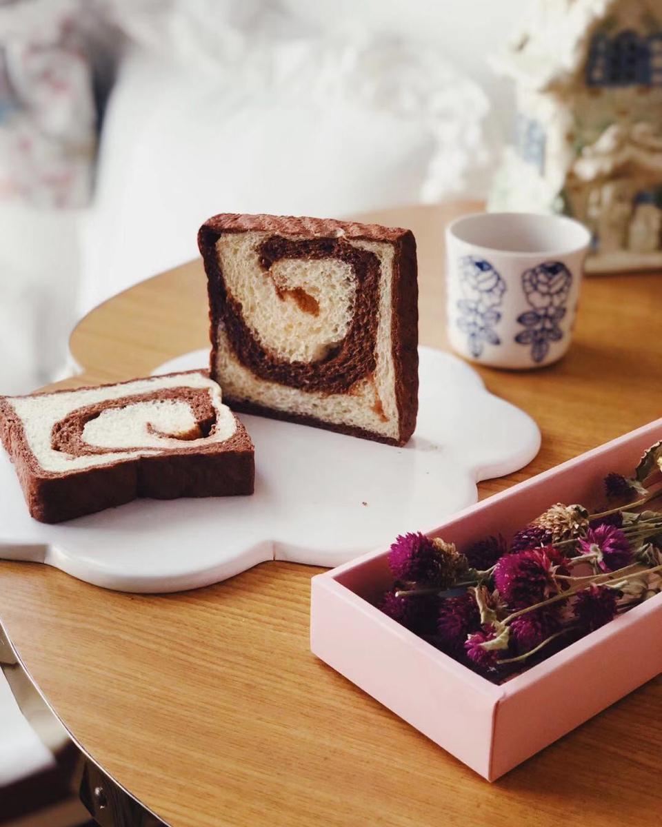 双色可可吐司（一次发酵）