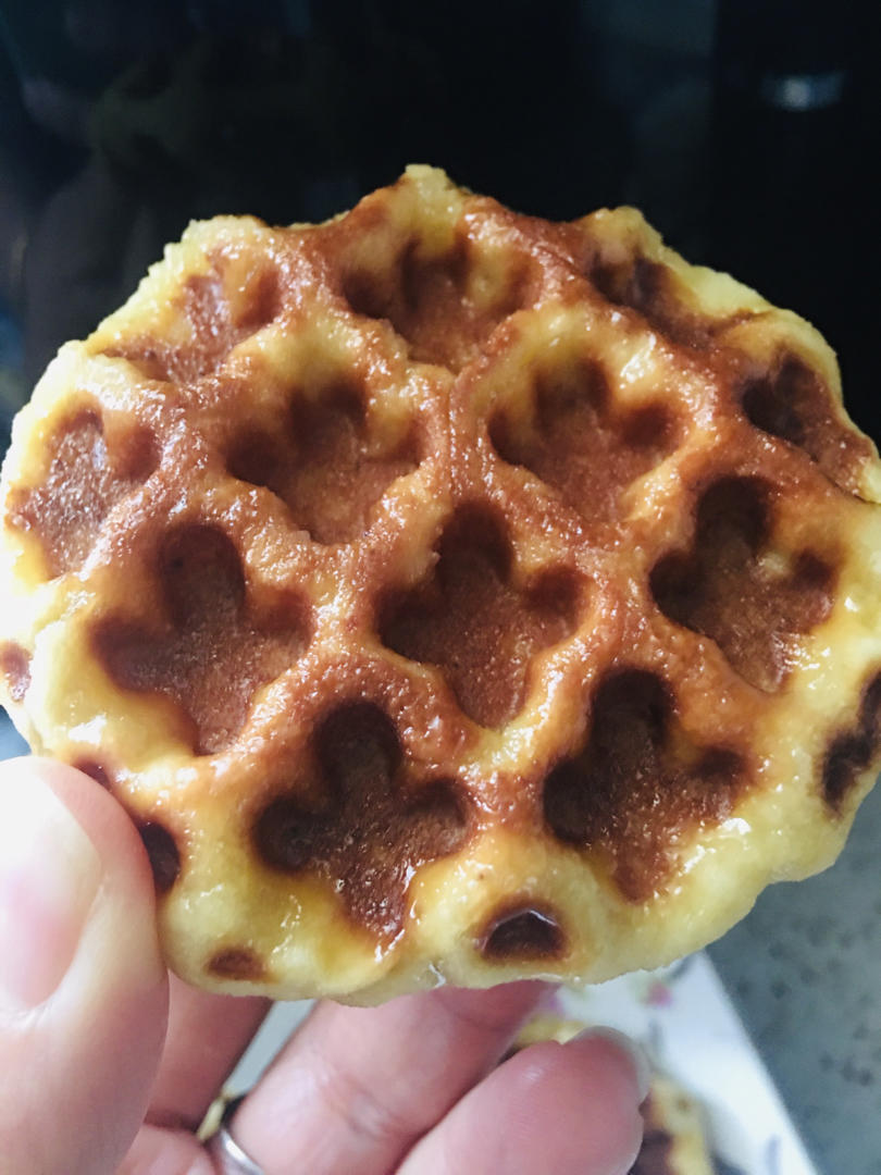 焦糖比利时华夫饼