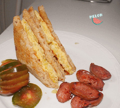 西班牙土豆饼三明治