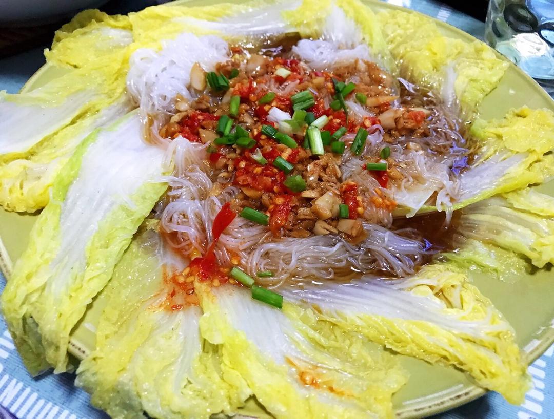蒜蓉粉丝蒸娃娃菜