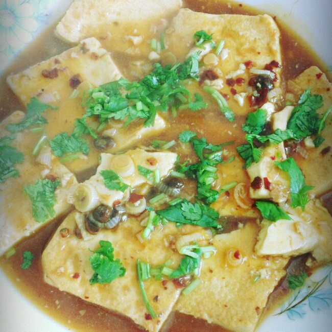 家常煎豆腐